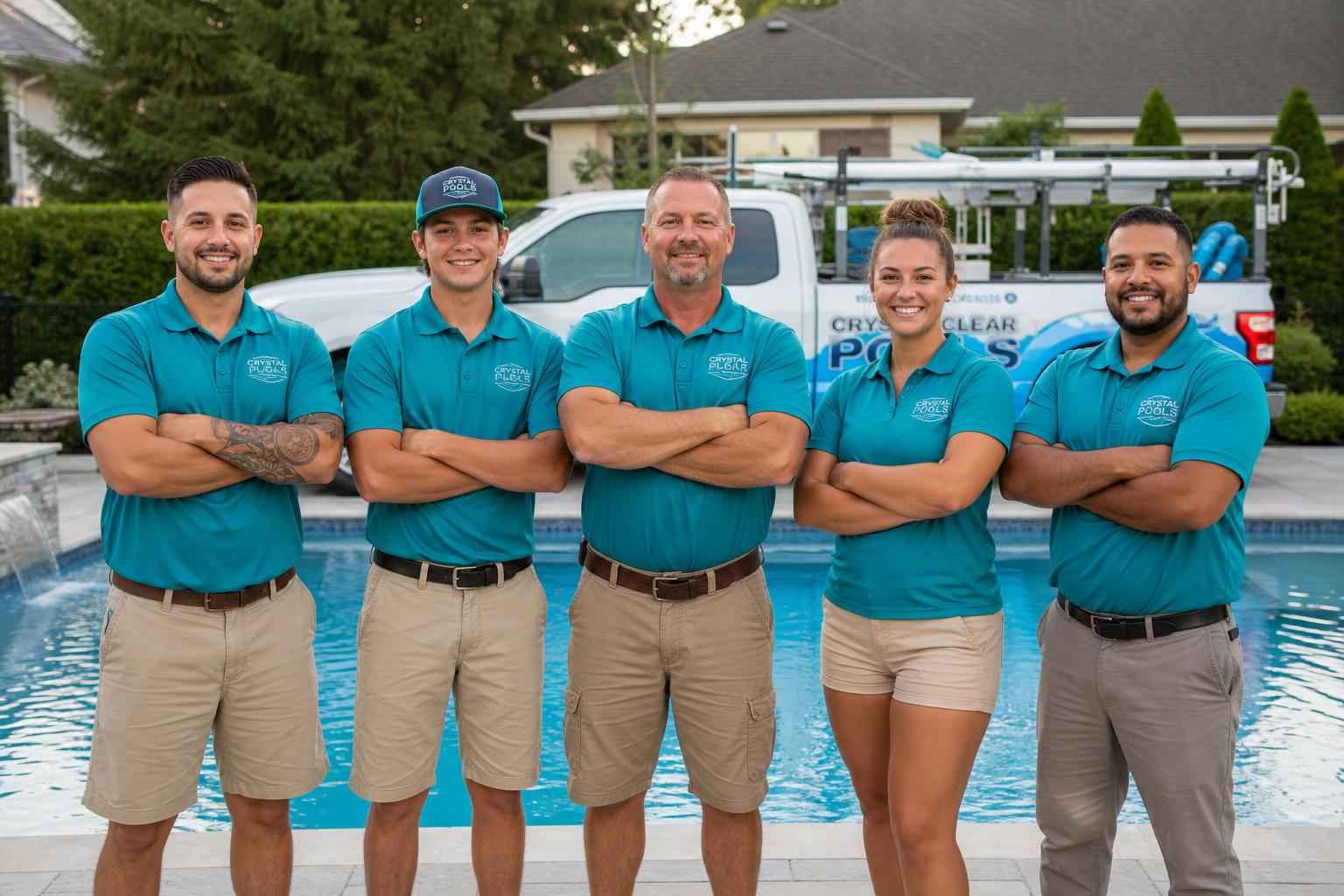 The Prentiss Pools crew